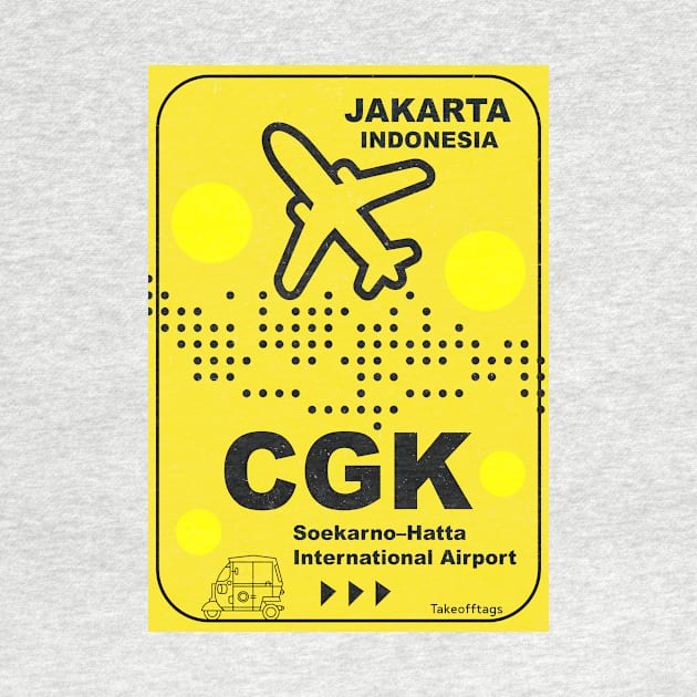 CGK Jakarta airport code by Woohoo